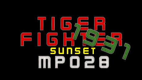 Tiger Fighter 1931 Sunset MP028 DLC