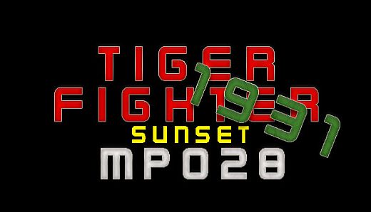 Tiger Fighter 1931 Sunset MP028