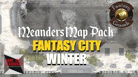 Fantasy Grounds - Meanders Map Pack: Fantasy City Winter (Map Pack) DLC