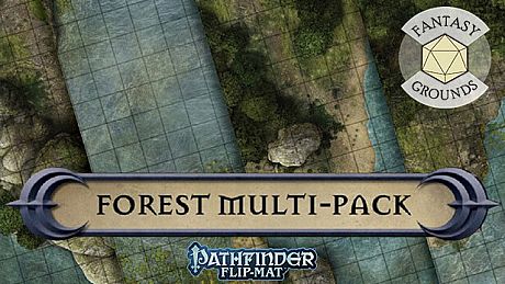 Fantasy Grounds - Pathfinder RPG - Pathfinder Flip-Mat - Forest Multi-Pack DLC