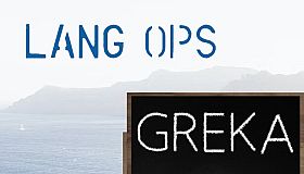 Lang Ops: Modern Greek (intro to learn language)