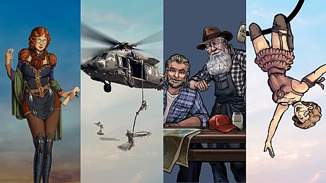 Klabater Bundle: The Amazing American Circus, Moonshine Inc., Heliborne and Crossroads Inn Bundle