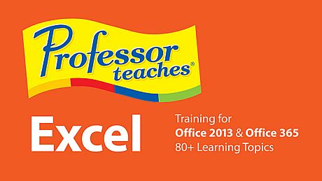 Professor Teaches Excel 2013 & 365 Game