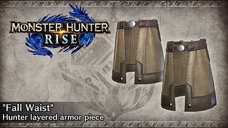 Monster Hunter Rise - "Fall Waist" Hunter layered Armor Piece DLC