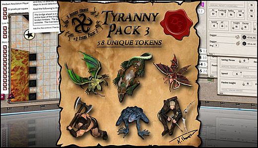 Fantasy Grounds - Ddraig Goch's Tyranny 3 (Token Pack)