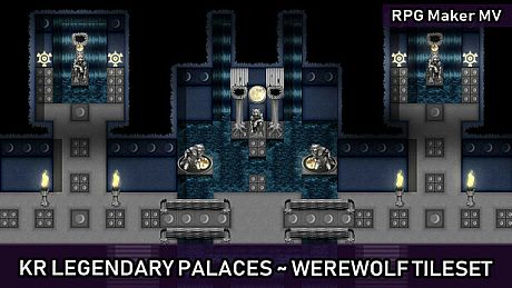 RPG Maker MV - KR Legendary Palaces - Werewolf Tileset DLC