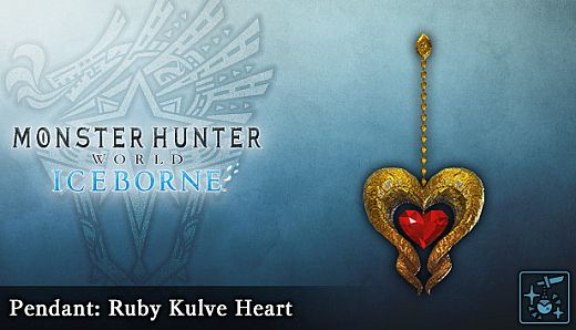 Monster Hunter World: Iceborne - Pendant: Ruby Kulve Heart