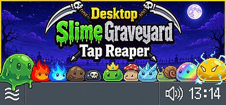 Desktop Slime Graveyard: Tap Reaper Game
