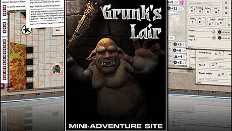Fantasy Grounds - Compass Point 04 - Grunk's Lair (3.5E) DLC