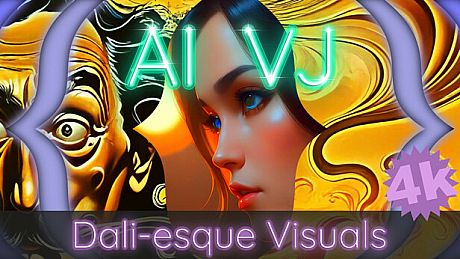 AI-VJ - Dali-esque 4k Visuals DLC