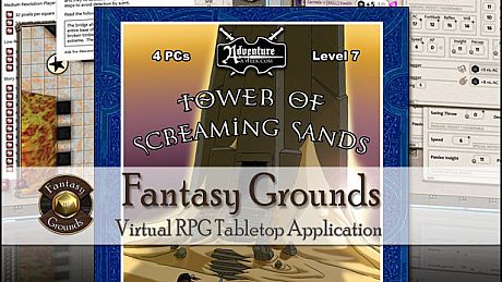 Fantasy Grounds PFRPG Compatible Adventure: B19 - Tower of Screaming Sand DLC
