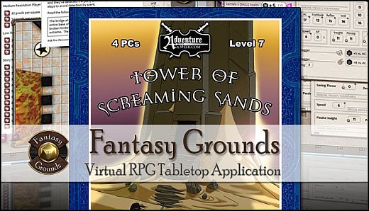 Fantasy Grounds PFRPG Compatible Adventure: B19 - Tower of Screaming Sand
