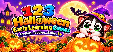123 Halloween Early Learning Games for Kids, Toddlers, Babies 1+