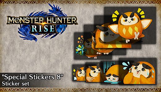 Monster Hunter Rise - "Special Stickers 8" sticker set