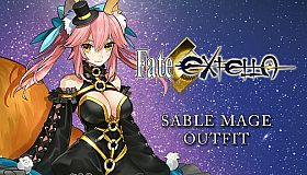 Fate/EXTELLA - Sable Mage Outfit
