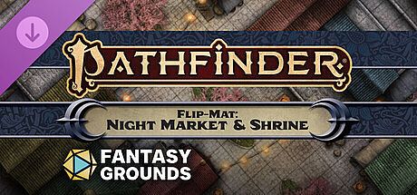 Fantasy Grounds - Pathfinder RPG - Flip-Mat: Night Market & Shrine DLC