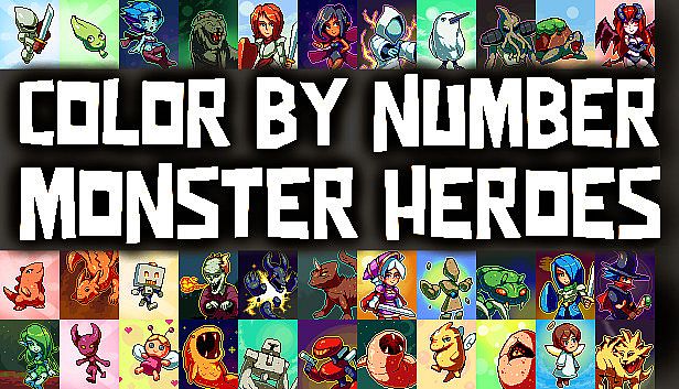 Buy Color by Number - Monster Heroes