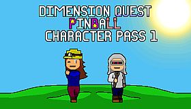 Dimension Quest Pinball Characters - Casey + Madrillda