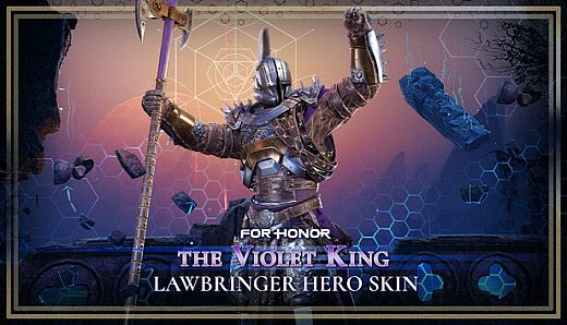 The Violet King - Lawbringer Hero Skin - FOR HONOR
