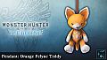 Monster Hunter World: Iceborne - Pendant: Orange Felyne Teddy