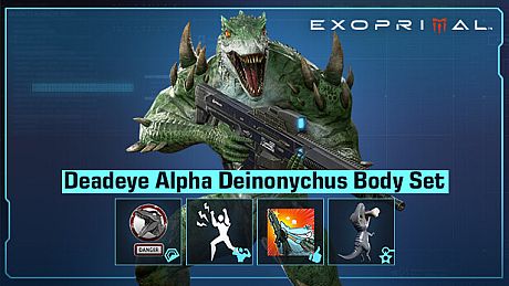 Exoprimal - Deadeye Alpha Deinonychus Body Set DLC