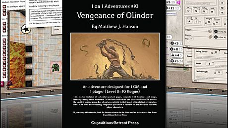 Fantasy Grounds - 1 on 1 Adventures #10: Vengeance of Olindor (3.5E) DLC