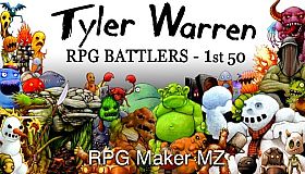 RPG Maker MZ - Tyler Warren RPG Battlers - 1st 50