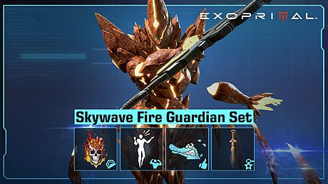 Exoprimal - Skywave Fire Guardian Set DLC
