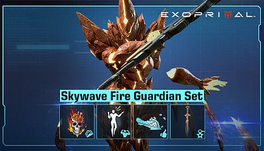 Exoprimal - Skywave Fire Guardian Set