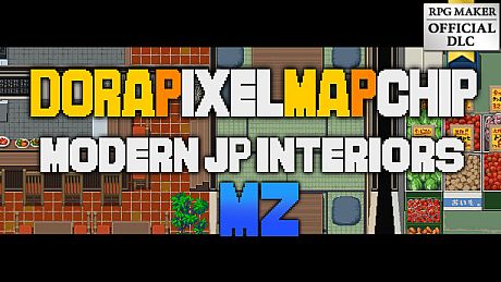 RPG Maker MZ - DorapixelMapChips - Modern JP Interiors DLC