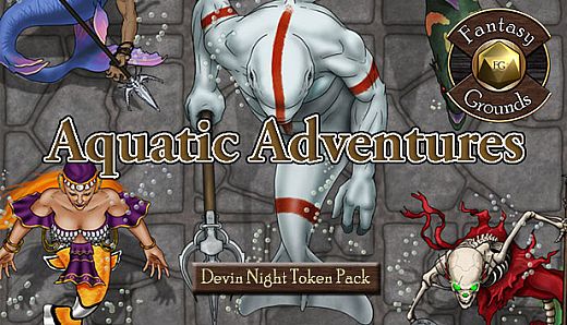Fantasy Grounds - Devin Night Token Pack 111: Aquatic Adventures (Token Pack)