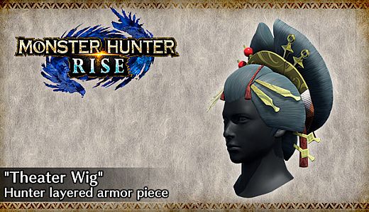 MONSTER HUNTER RISE - "Theater Wig" Hunter layered armor piece