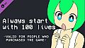 Megan's Adventure - always start with 100 lives VALID FOR PEOPLE WHO PURCHASED THE GAME