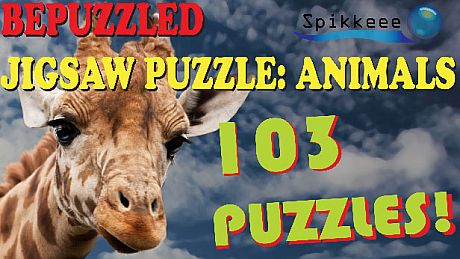 Bepuzzled Jigsaw Puzzle: Animals 103 Puzzles Game