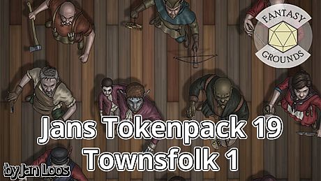 Fantasy Grounds - Jans Tokenpack 19 - Townsfolk 1 DLC