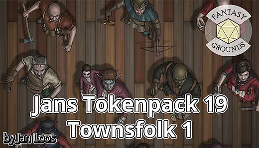 Fantasy Grounds - Jans Tokenpack 19 - Townsfolk 1