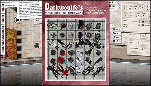 Fantasy Grounds - Darkwoulfe's Token Pack Volume 18