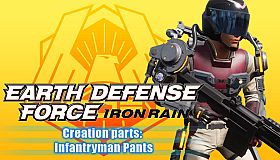 EARTH DEFENSE FORCE: IRON RAIN - Creation parts: Infantryman Pants