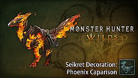 Monster Hunter Wilds - Seikret Decoration: Phoenix Caparison