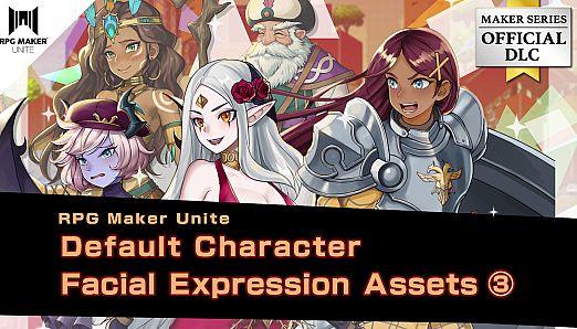 RPG Maker Unite Default Character Facial Expression Assets3