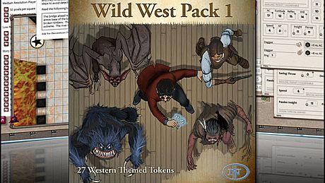 Fantasy Grounds - Wild West Pack 1 (Token Pack) DLC
