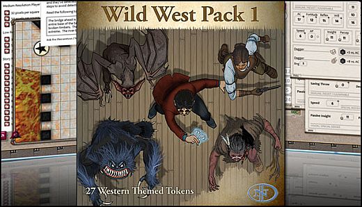 Fantasy Grounds - Wild West Pack 1 (Token Pack)