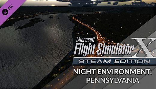 FSX Steam Edition: Night Environment: Pennsylvania Add-On