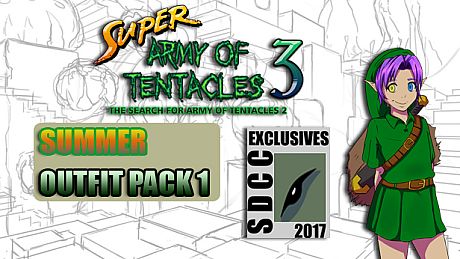 SUPER ARMY OF TENTACLES 3: Summer Outfit Pack I: San Diego Comic-Con Exclusives 2017 DLC
