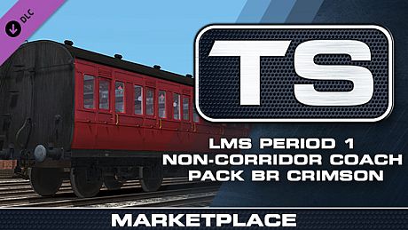 TS Marketplace: LMS Period 1 Non-Corridor Coach Pack BR Crimson DLC