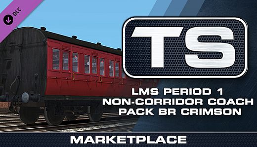 TS Marketplace: LMS Period 1 Non-Corridor Coach Pack BR Crimson