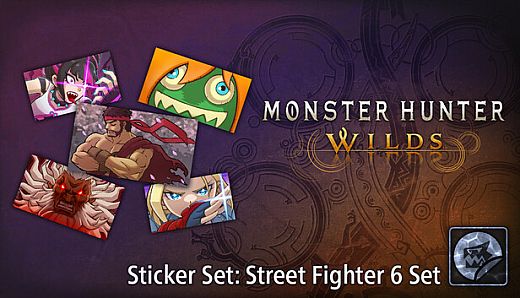 Monster Hunter Wilds - Sticker Set: Street Fighter 6 Set