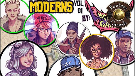 Fantasy Grounds - Moderns Vol 01 (Token Pack) DLC