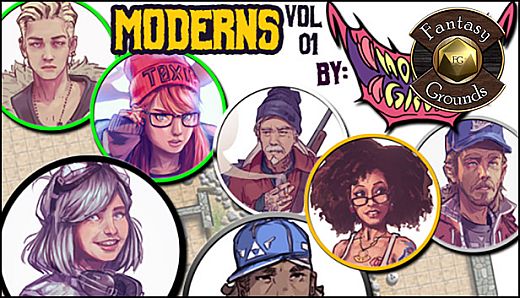 Fantasy Grounds - Moderns Vol 01 (Token Pack)