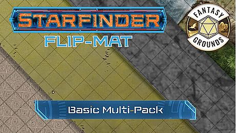 Fantasy Grounds - Starfinder RPG - Starfinder Flip-Mat - Basic Terrain Multi-Pack DLC
